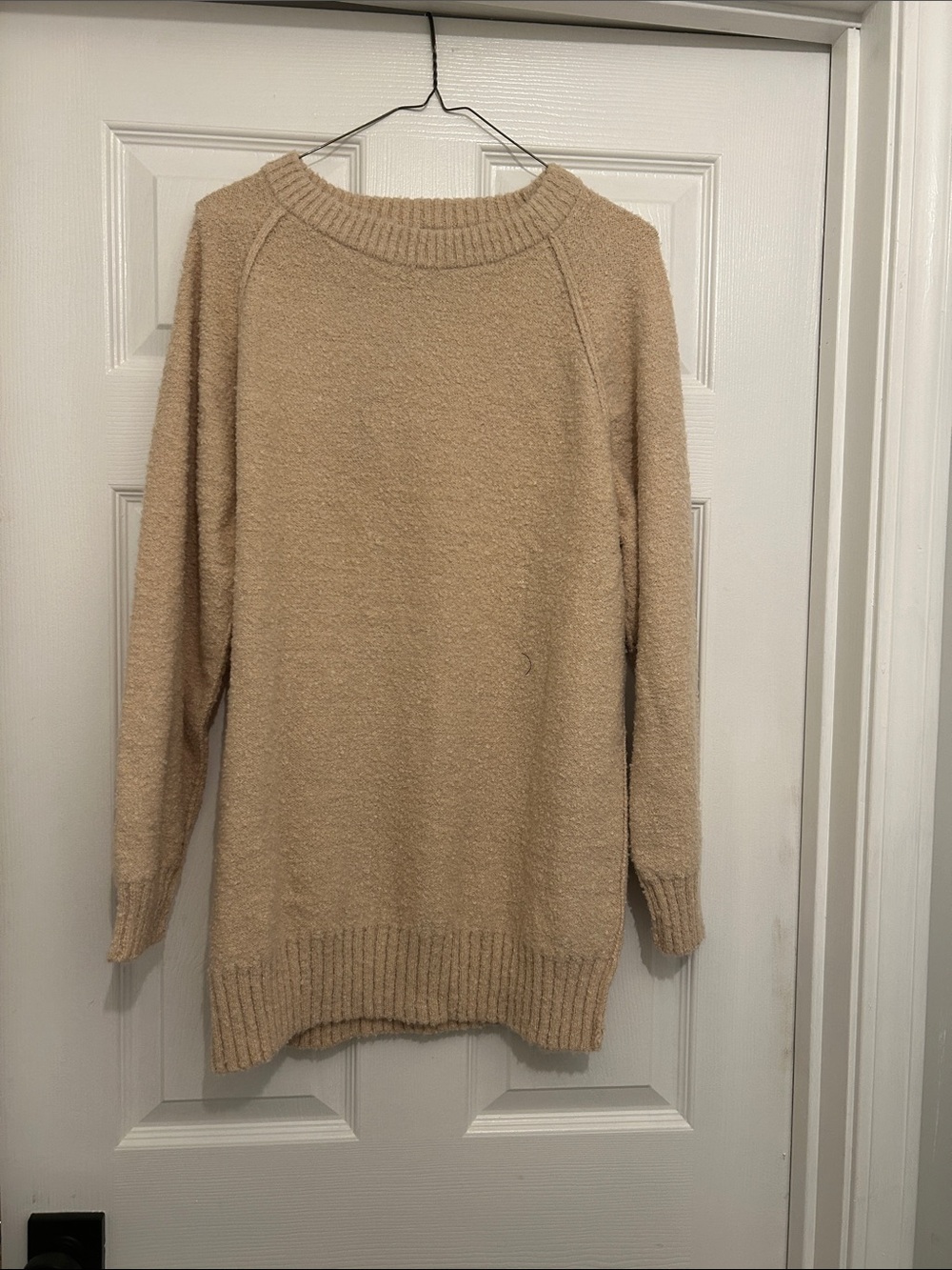 Oversized crew neck sweater